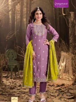 Rangmaya Designer Kurtis - Purple