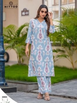 Designer Kurti print collection - Blue